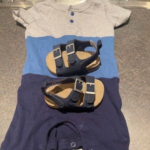 Baby onesie/ shoes